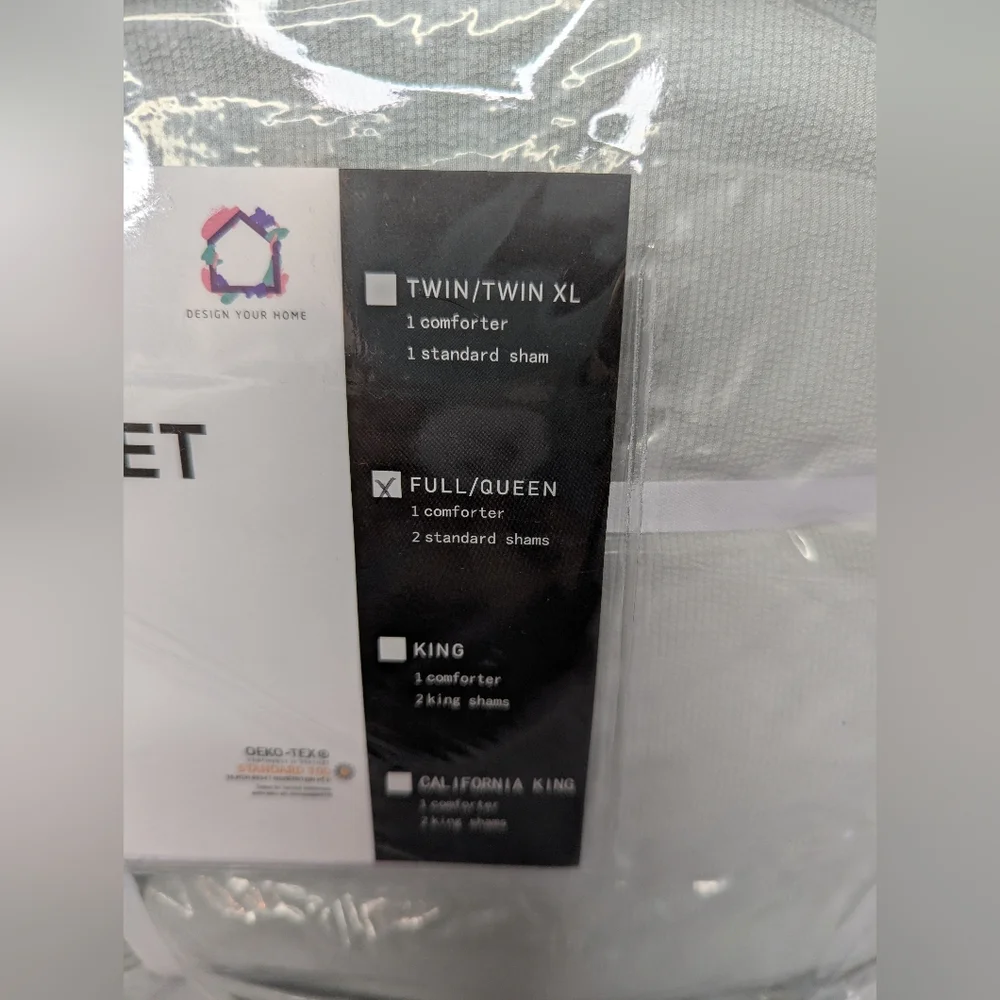 NWT Kasentex Home Comforter Set Full / Queen